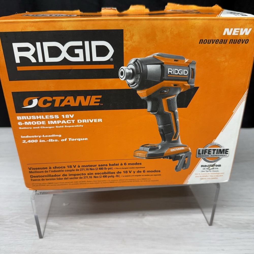 RIDGID OCTANE Brushless 18V 1/4in Keyless Impact Driver R86039B Tool Only